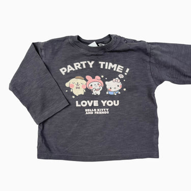Chandail anthracite 'Party Time' Sanrio 6-9M