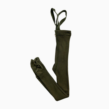 Collant à bretelle olive 74-80CM 12-18M