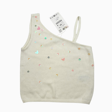 Camisole tricot à sequins 11-12Y