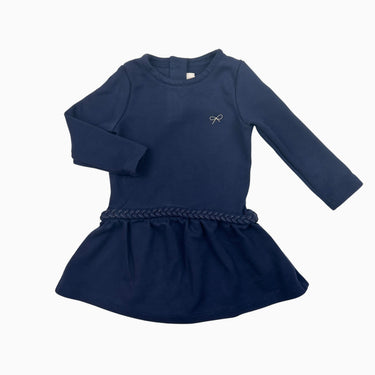 Robe marine torsade fil dorée 1Y