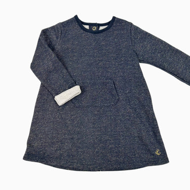 Robe marine paillettée 18M