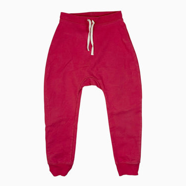Jogger fushia en coton bio 5-6Y