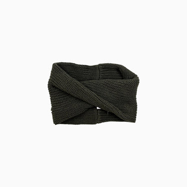 Tour de cou athracite en tricot de coton OS