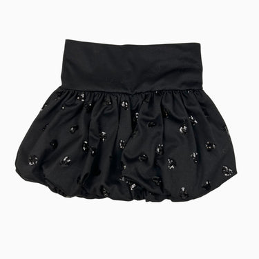 Jupe noire 'coeurs en sequins' 11-12Y