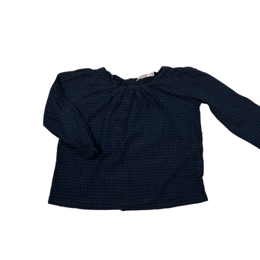 Blouse à vichy marine 6Y