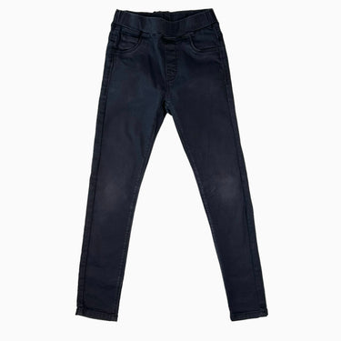 Pantalon charcoal style jegging en canvas de coton extensible 7-8Y