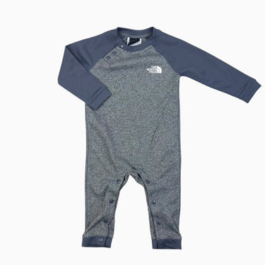 Combi grise en coton gaufré 6-12M