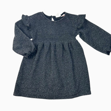 Robe noire à paillettes 3-4Y