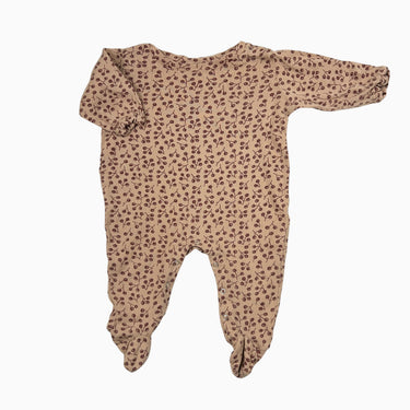 Pyjama vieux-rose 'cerises' 3-6M