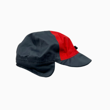Chapeau de pluie rouge et charcoal 3-6Y