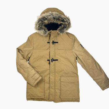 Manteau latté doublé en peluche 14Y