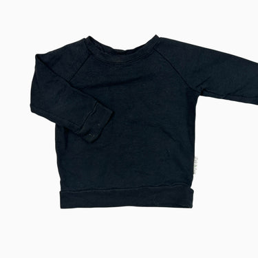 Chandail noir en bambou et spandex 3-12M