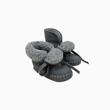 Bottines grises doublées 'Jaya' 6-12M