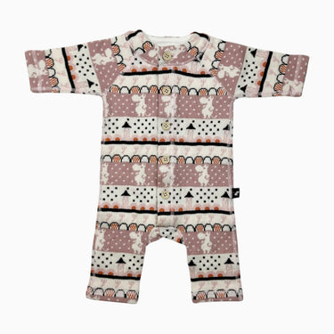 Combi en tricot de laine et acrylique 'Moomin' 2-3M