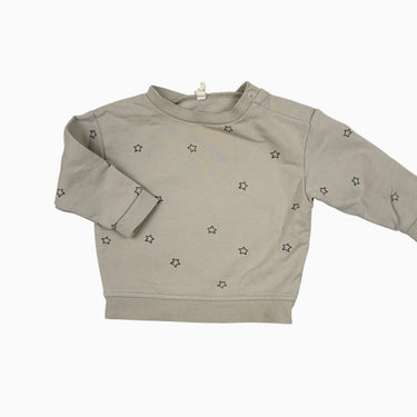 Pull taupe 'étoiles' 3-6M