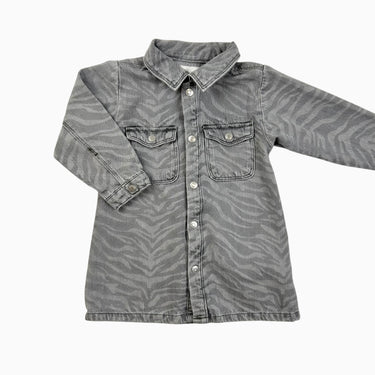 Robe en denim grise 'zébré' 2Y