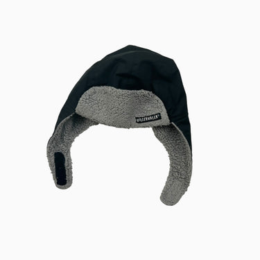 Chapka noire doublée en polar 54-56CM 4-6Y