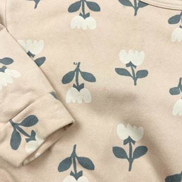 Pull rose à fleurs 4Y