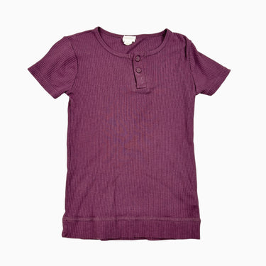 T-shirt prune côtelé 7Y