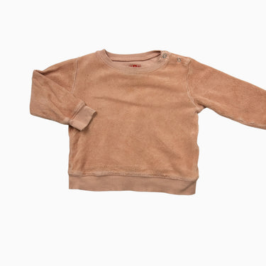 Pull saumon en ratine 12M
