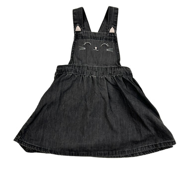 Robe jumper noir 'lapin' 1.5-2Y