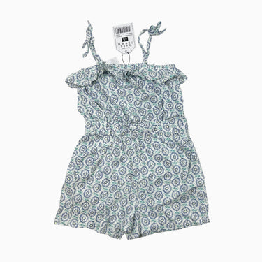 Combi blanche fleurie viscose 4Y