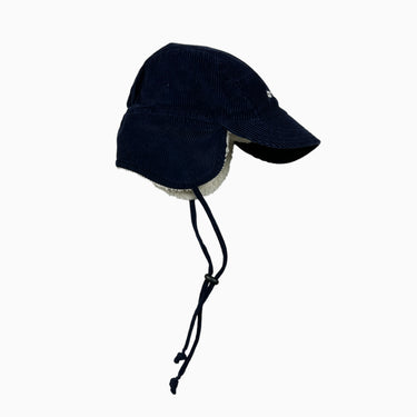 Chapka marine en corduroy doublée XL 6Y+