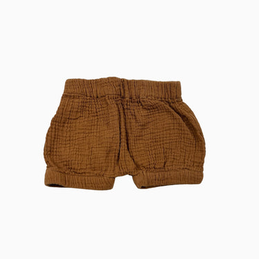 Short marron en mousseline S 6-12M