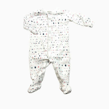 Pyjama blanc à gouttes 3M