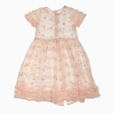 Robe rose en tulle 6Y