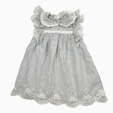 Robe rayée bleue 24M