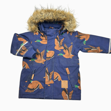 Manteau marine 'canards' 104-110CM 4-5Y