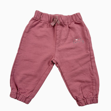 Jogger mauve 'love Family' 6M