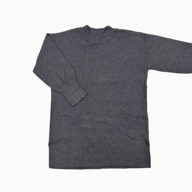 Pull long gris en tricot 6Y