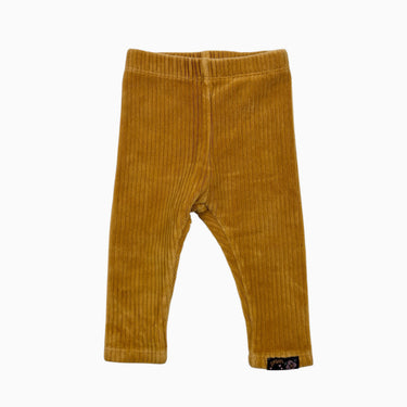 Legging moutarde côtelé 6-9M