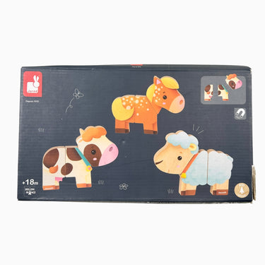 Jeu 'Casse-tête animaux' en bois