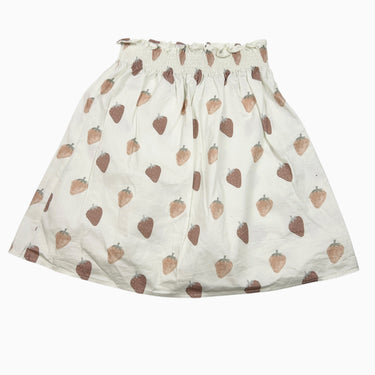 Jupe vanille fraises 4-6Y