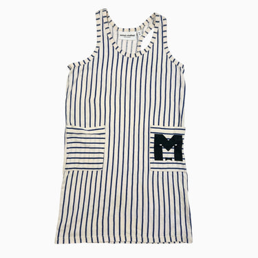 Robe rayée marine 92-98CM 2-3Y