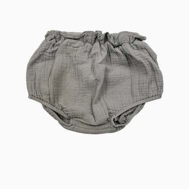 Bloomer gris en mousseline 6-12M