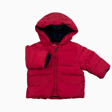 Manteau rouge puffer 6M