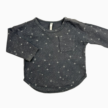 Chandail gris étoiles 6-12M