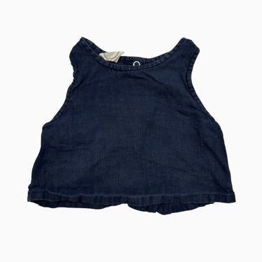 Camisole marine en lin2Y