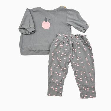 Ensemble gris fruit 12M