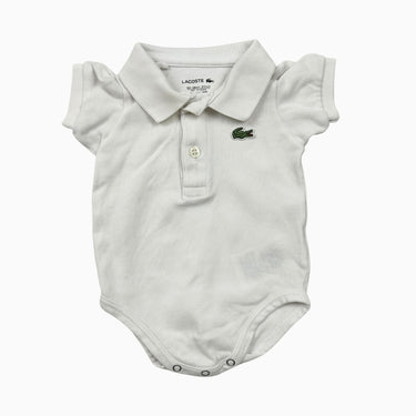 Cache-couche blanc en coton piqué 6M