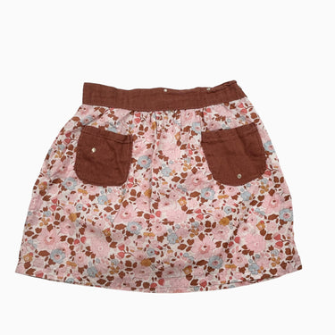 Jupe rose fleurie 6Y
