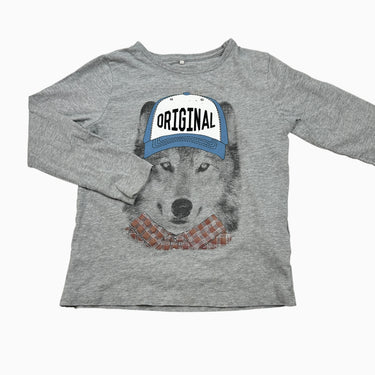 Chandail gris loup 6Y