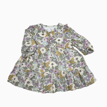 Robe fleurie viscose 9-12M