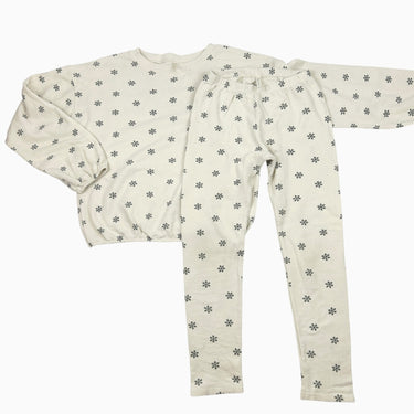 Ensemble vanille fleuri 10-12Y