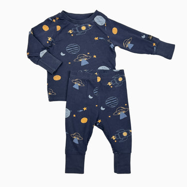 Pyjama marine planètes 3-6M