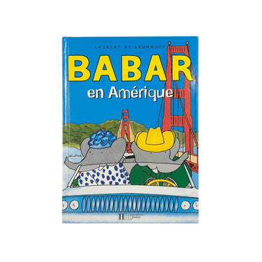 Livre 'Babar en Amérique' vintage